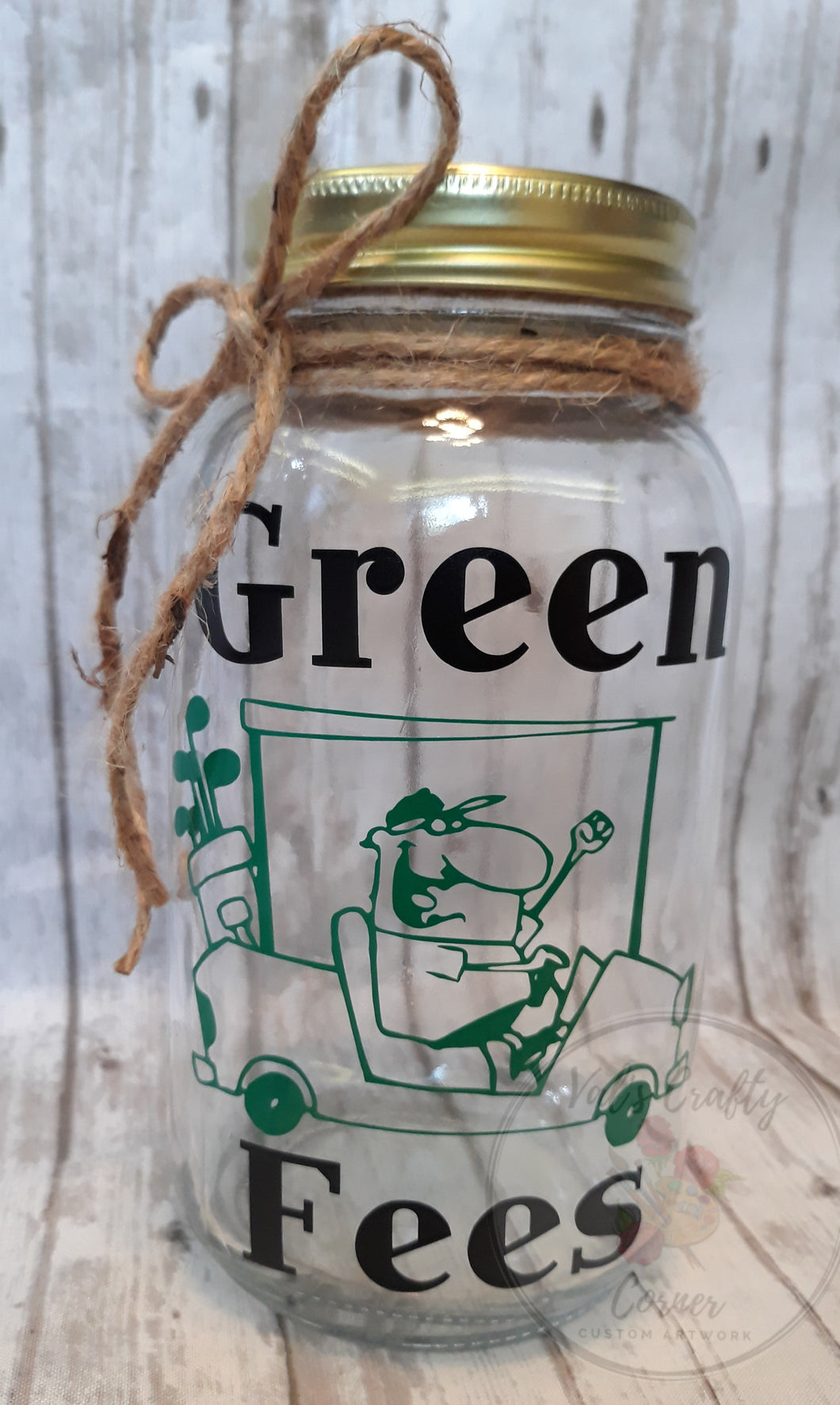 Green Fees Golfing Jar