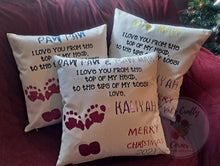 Load image into Gallery viewer, Personalized Throw Pillow Cover
