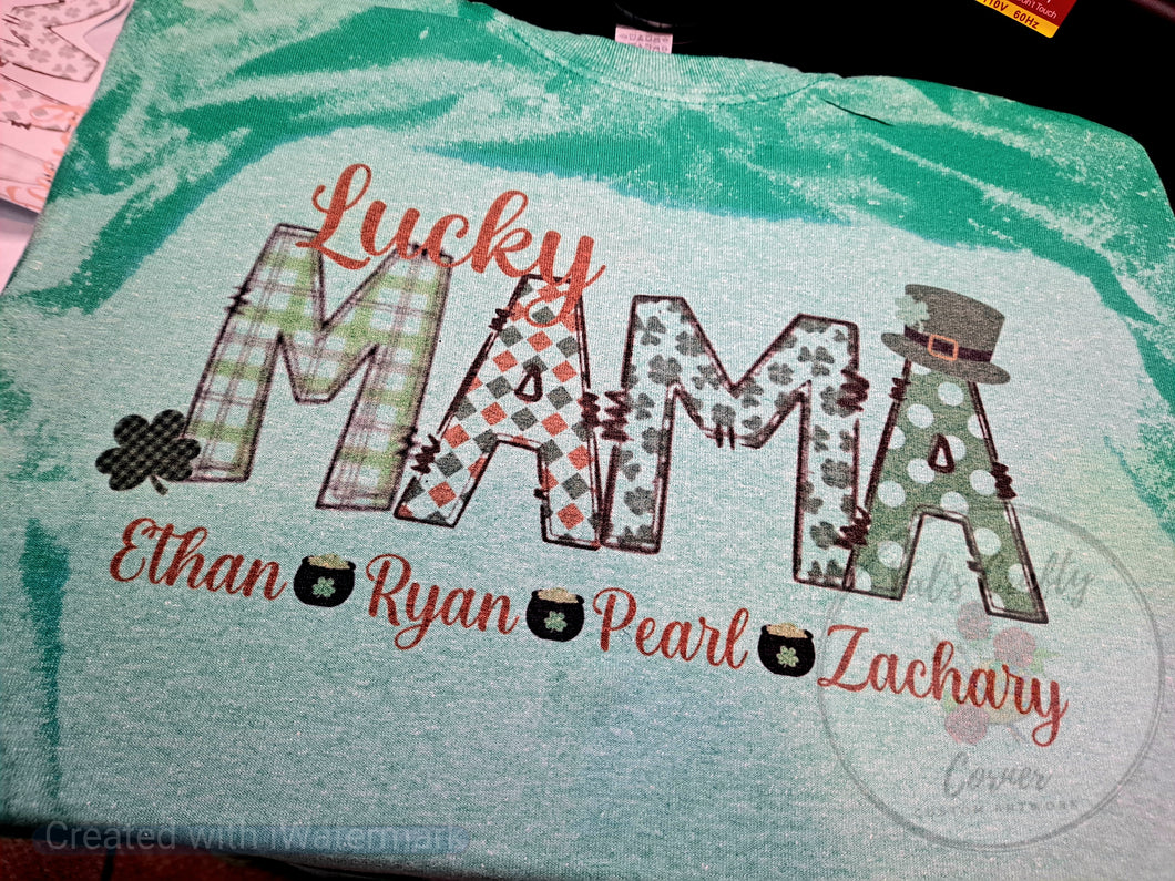 Lucky Mama Personalized T-Shirt