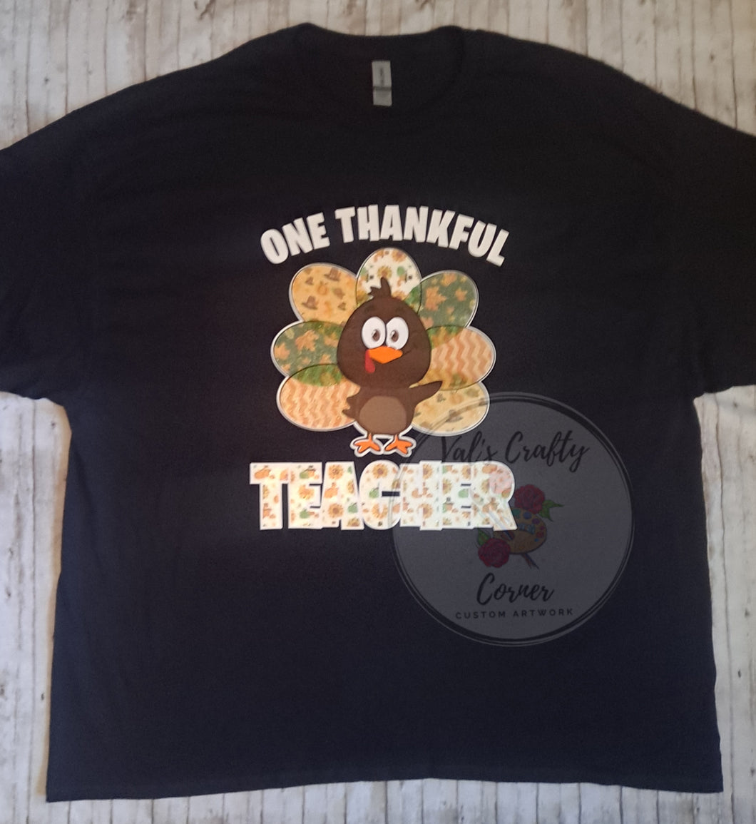 One Thankful Teacher T-shirt