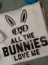 Load image into Gallery viewer, All The Bunnies Love Me Easter Youth T-Shirt
