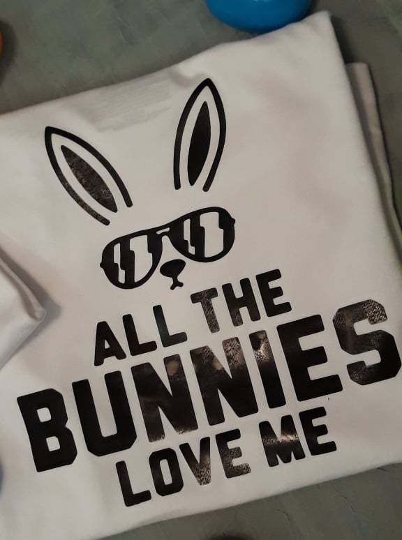 All The Bunnies Love Me Easter Youth T-Shirt
