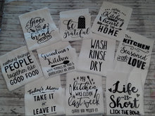 Load image into Gallery viewer, Kitchen Towels with Quotes
