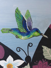 Load image into Gallery viewer, Hummingbirds &amp; Butterfly Painting
