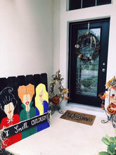Load image into Gallery viewer, H.P. Halloween hand-painted porch décor LOCAL PICKUP ONLY
