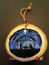 Load image into Gallery viewer, Nativity ornaments hand painted
