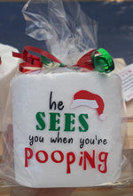 Load image into Gallery viewer, Christmas toilet paper gag gift
