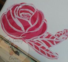 Load image into Gallery viewer, Red Lion &amp; Roses Painting
