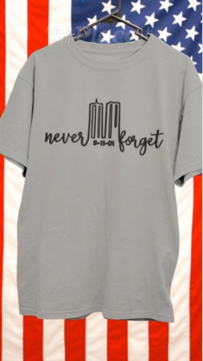 September 11th Never Forget Multiple Options T-Shirt