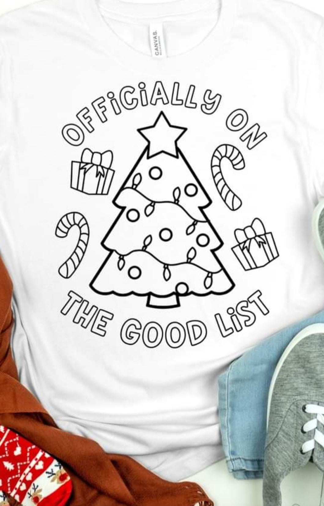 Christmas Coloring Youth T-Shirts