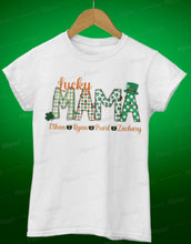 Load image into Gallery viewer, Lucky Mama Personalized T-Shirt
