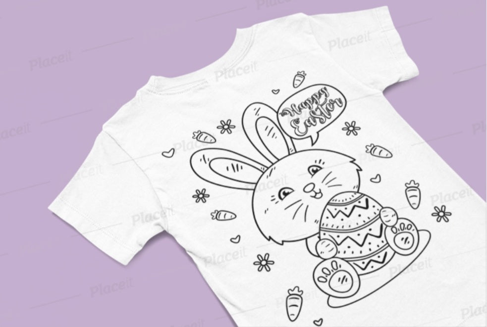 Easter Coloring Youth T-Shirts