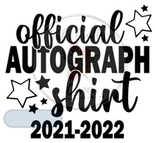 Load image into Gallery viewer, Official Autograph Shirt 2021-2022 T-Shirt
